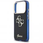 Carcasa Guess IML 4G Script Metal compatibila cu iPhone 17 Pro Max, Navy Blue 7 - lerato.ro