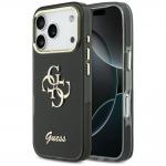 Carcasa Guess IML 4G Script Metal compatibila cu iPhone 17 Pro Max, Negru 4 - lerato.ro