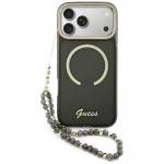 Carcasa Guess IML Glitters Script Strap cu MagSafe compatibila cu iPhone 17 Pro Max, Negru 2 - lerato.ro