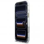 Carcasa Guess IML Glitters Script Strap cu MagSafe compatibila cu iPhone 17 Pro Max, Transparent 6 - lerato.ro