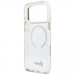 Carcasa Guess IML Glitters Script Strap cu MagSafe compatibila cu iPhone 17 Pro Max, Transparent 8 - lerato.ro