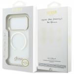 Carcasa Guess IML Script Metal cu MagSafe compatibila cu iPhone 17 Pro, Transparent 9 - lerato.ro
