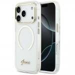 Carcasa Guess IML Script Metal cu MagSafe compatibila cu iPhone 17 Pro Max, Transparent 4 - lerato.ro
