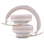 Casti wireless Guess Triangle Logo, ENC, Bluetooth 5.4, Autonomie 45h, USB-C, IPX4, Roz 5 - lerato.ro