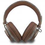 Casti wireless Guess Triangle Logo, ENC, Bluetooth 5.4, Autonomie 45h, USB-C, IPX4, Maro 4 - lerato.ro