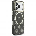 Husa Guess IML Peony Dot cu MagSafe compatibila cu iPhone 17 Pro, Negru 5 - lerato.ro