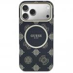 Husa Guess IML Peony Dot cu MagSafe compatibila cu iPhone 17 Pro Max, Negru 2 - lerato.ro