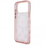 Husa Guess IML Peony Dot cu MagSafe compatibila cu iPhone 17 Pro Max, Roz 8 - lerato.ro