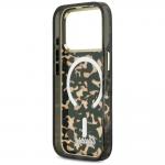 Husa Guess IML Script Metal cu MagSafe compatibila cu iPhone 17 Pro, Negru / Maro 8 - lerato.ro