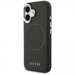 Husa Guess Perforated 4G cu MagSafe compatibila cu iPhone 17, Negru 3 - lerato.ro
