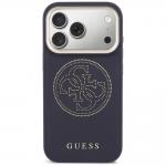Husa Guess Perforated 4G cu MagSafe compatibila cu iPhone 17 Pro Max, Albastru 2 - lerato.ro