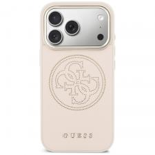 Husa Guess Perforated 4G cu MagSafe compatibila cu iPhone 17 Pro Max, Roz