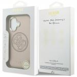 Husa Guess Perforated 4G cu MagSafe compatibila cu iPhone 17, Roz 9 - lerato.ro