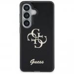 Husa Guess IML Big Metal 4G Script compatibila cu Samsung Galaxy S26, Negru 2 - lerato.ro