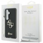 Husa Guess IML Big Metal 4G Script compatibila cu Samsung Galaxy S26, Negru 9 - lerato.ro