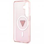 Husa Guess IML Gradient Triangle cu MagSafe compatibila cu Samsung Galaxy S26, Roz 8 - lerato.ro