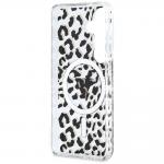 Husa Guess IML Leopard Print Triangle cu MagSafe compatibila cu Samsung Galaxy S26, Negru 8 - lerato.ro
