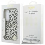 Husa Guess IML Leopard Print Triangle cu MagSafe compatibila cu Samsung Galaxy S26, Negru 9 - lerato.ro