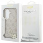 Husa Guess 4G Rhinestone Round Logo cu MagSafe compatibila cu Samsung Galaxy S26, Roz 9 - lerato.ro