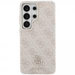 Husa Guess 4G Rhinestone Round Logo cu MagSafe compatibila cu Samsung Galaxy S26 Ultra, Roz 2 - lerato.ro