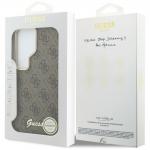 Husa Guess 4G Script cu MagSafe compatibila cu Samsung Galaxy S26 Ultra, Maro 9 - lerato.ro