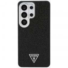 Husa Guess Fixed Glitter Triangle cu MagSafe compatibila cu Samsung Galaxy S26 Ultra, Negru