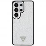 Husa Guess Fixed Glitter Triangle cu MagSafe compatibila cu Samsung Galaxy S26 Ultra, Silver 2 - lerato.ro