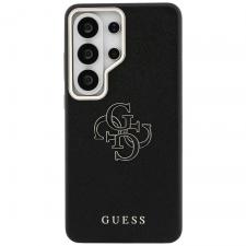 Husa Guess Grained Big 4G Metal Logo compatibila cu Samsung Galaxy S26 Ultra, Negru