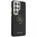 Husa Guess Grained Big 4G Metal Logo compatibila cu Samsung Galaxy S26 Ultra, Negru 5 - lerato.ro