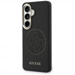 Husa Guess Perforated Logo cu MagSafe compatibila cu Samsung Galaxy S26, Negru 3 - lerato.ro