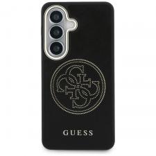 Husa Guess Perforated Logo cu MagSafe compatibila cu Samsung Galaxy S26, Negru