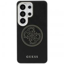 Husa Guess Perforated Logo cu MagSafe compatibila cu Samsung Galaxy S26 Ultra, Negru