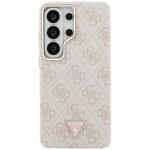 Husa Guess 4G Triangle Logo cu MagSafe compatibila cu Samsung Galaxy S26 Ultra, Roz 2 - lerato.ro