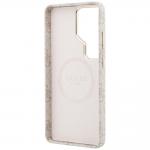 Husa Guess 4G Triangle Logo cu MagSafe compatibila cu Samsung Galaxy S26 Ultra, Roz 8 - lerato.ro