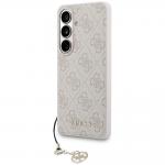 Husa Guess 4G Classic Logo Charm cu MagSafe compatibila cu Samsung Galaxy S26, Roz 3 - lerato.ro