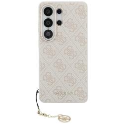 Husa Guess 4G Classic Logo Charm cu MagSafe compatibila cu Samsung Galaxy S26 Ultra, Roz