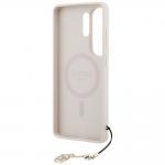 Husa Guess 4G Classic Logo Charm cu MagSafe compatibila cu Samsung Galaxy S26 Ultra, Roz 7 - lerato.ro