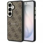 Husa Guess 4G Embossed Ring cu MagSafe compatibila cu Samsung Galaxy S26, Maro 4 - lerato.ro