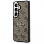 Husa Guess 4G Embossed Ring cu MagSafe compatibila cu Samsung Galaxy S26, Maro 3 - lerato.ro