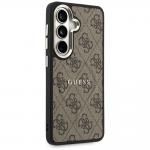 Husa Guess 4G Embossed Ring cu MagSafe compatibila cu Samsung Galaxy S26, Maro 5 - lerato.ro