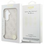 Husa Guess 4G Embossed Ring cu MagSafe compatibila cu Samsung Galaxy S26 Plus, Roz 9 - lerato.ro