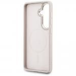 Husa Guess 4G Embossed Ring cu MagSafe compatibila cu Samsung Galaxy S26, Roz 8 - lerato.ro