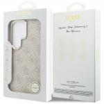 Husa Guess 4G Embossed Ring cu MagSafe compatibila cu Samsung Galaxy S26 Ultra, Roz 9 - lerato.ro