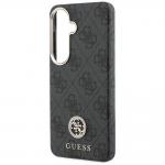 Husa Guess 4G Rhinestone Round Logo MagSafe compatibila cu Samsung Galaxy S26, Negru 7 - lerato.ro