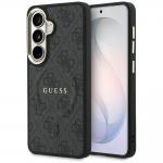 Husa Guess 4G Embossed Ring cu MagSafe compatibila cu Samsung Galaxy S26, Negru 4 - lerato.ro
