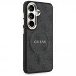 Husa Guess 4G Embossed Ring cu MagSafe compatibila cu Samsung Galaxy S26, Negru 5 - lerato.ro