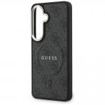 Husa Guess 4G Embossed Ring cu MagSafe compatibila cu Samsung Galaxy S26, Negru 7 - lerato.ro