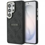 Husa Guess 4G Embossed Ring cu MagSafe compatibila cu Samsung Galaxy S26 Ultra, Negru 4 - lerato.ro