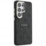 Husa Guess 4G Embossed Ring cu MagSafe compatibila cu Samsung Galaxy S26 Ultra, Negru 5 - lerato.ro