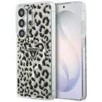 Husa Guess IML Leopard Print Triangle cu MagSafe compatibila cu Samsung Galaxy S26 Ultra, Negru 4 - lerato.ro